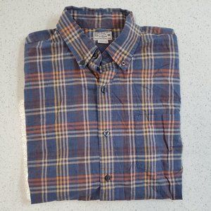 J. Crew Men's Button Down 100% Cotton Quality Woven Long Sleeve Shirt | Sz M